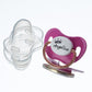 MIYOCAR Sparkling Custom Baby Pacifiers with Name Adorned with Elegant Pink Rhinestones for boy girl baby shower gift