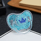 MIYOCAR bling Rhinestone pacifier unique design  BPA free dummy bling unique gift baby shower